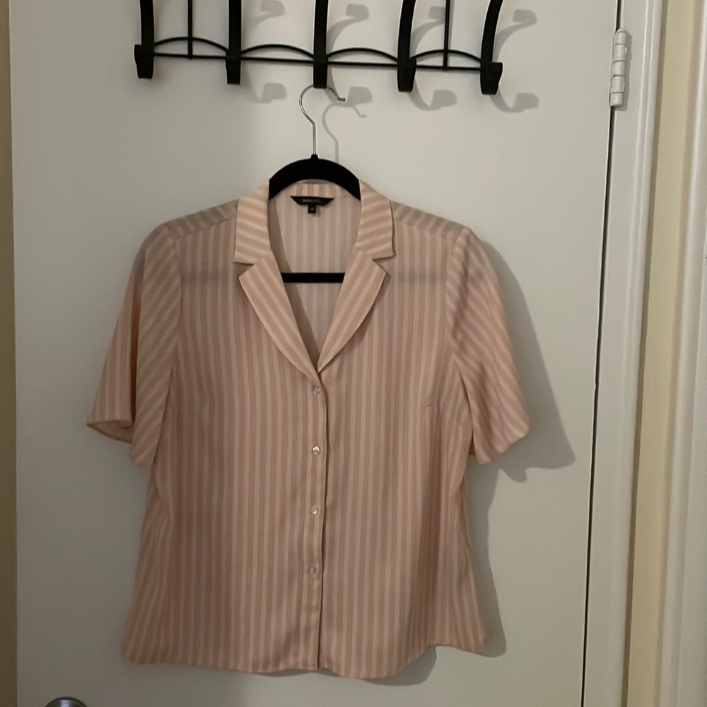 RW&CO Pinstripe Blouse